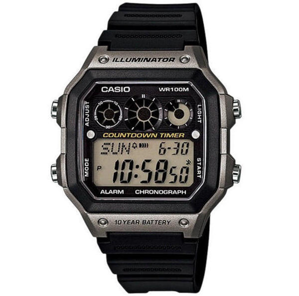 Picture of Casio AE-1300WH-8AVDF World Time Fiber Belt Men's Watch