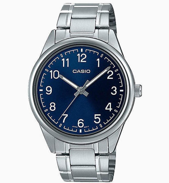 Picture of Casio Stainless Steel Blue Analog Watch MTP-V005D-2B4UDF