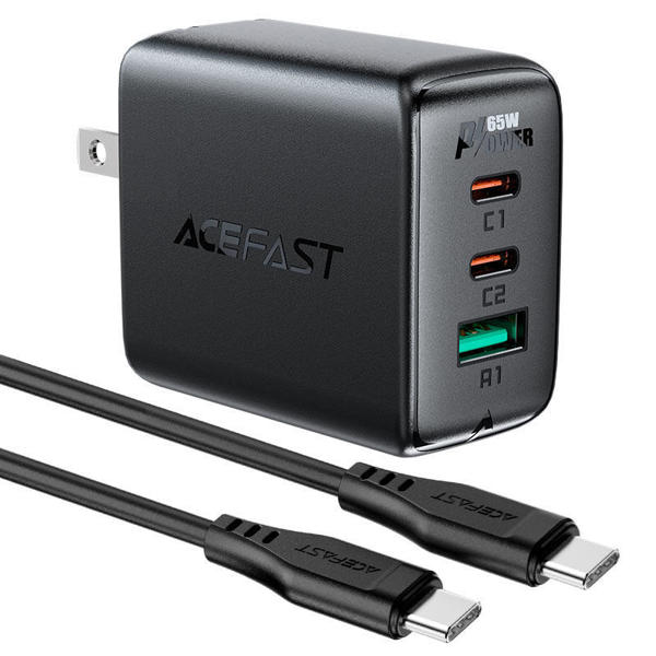 Picture of Acefast A15 PD 65W 3 Port Charger with Type C Cable
