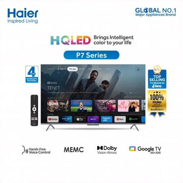Picture of Haier 50 Inch HQLED 4K UHD Google TV (H50P7UX)