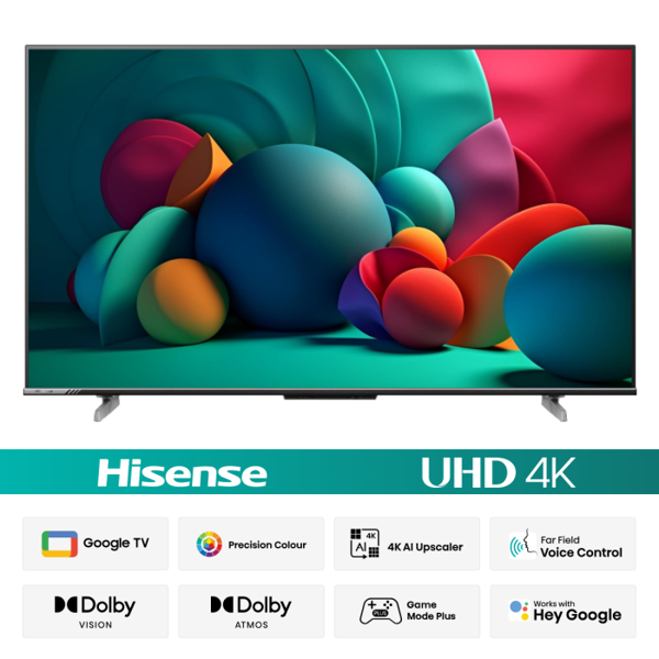 Picture of Hisense 43 Inch Bezelless Dolby Vision 4K UHD Smart LED Voice Control Google DTS TV (43A6F3)