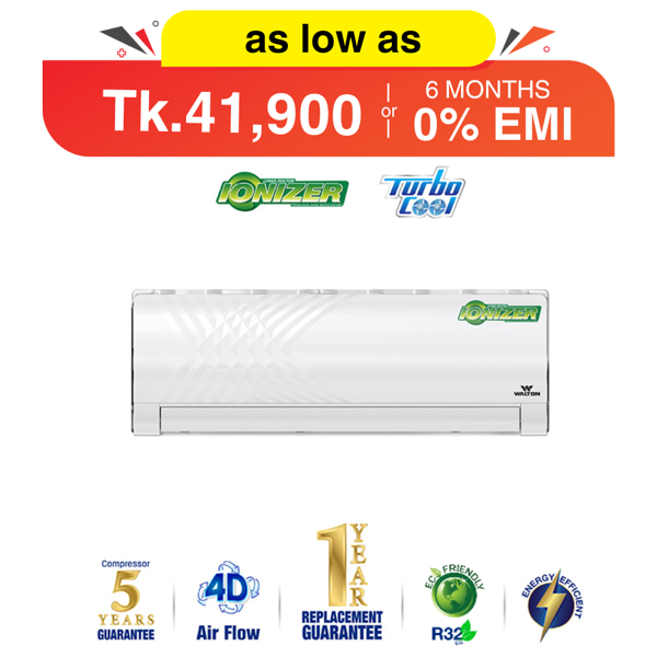 Picture of Walton 1 Ton Non-Inverter Air Conditioner WSN-KRYSTALINE-12F