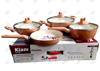 Picture of Kiam 7 Piece Ceramic Coating Granite Non Stick Cookware Set (Induction Bottom)