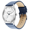 Picture of Fastrack 3255SL03 Stunners Analog Silver Dial Leather Watch for Guys