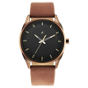 Picture of Fastrack 3273QL01 After Dark Black Dial Leather Strap Watch for Guys