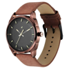 Picture of Fastrack 3273QL01 After Dark Black Dial Leather Strap Watch for Guys