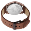 Picture of Fastrack 3273QL01 After Dark Black Dial Leather Strap Watch for Guys