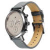 Picture of Fastrack 3287KL05 Tick Tock Analog Grey Dial With Grey Leather Watch for Guys