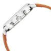 Picture of Fastrack 3287SL02 Tick Tock Multifunction Orange Dial Leather Watch for Guys