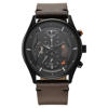 Picture of Fastrack 3315KL03 Opulence Sun Moon Chronograph Brown Leather Watch For Guys