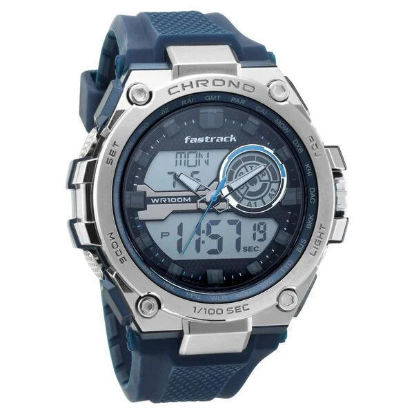 Picture of Fastrack 38055PP01 Mean Machines Guys Ana Digi Watch