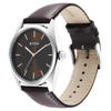 Picture of Titan 1866SL02 Workwear Brown Dial Analog Leather Strap Watch Men