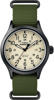 Picture of Timex Expedition Scout Watch Black Case Cream Dial with Green Fabric Strap (TW4B155009J)