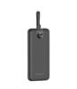 Picture of Foneng (PX107) 20000mah 22.5w Fast Charging Portable Power Bank with Built-In 3 Cables- Black