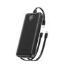 Picture of Foneng (PX107) 20000mah 22.5w Fast Charging Portable Power Bank with Built-In 3 Cables- Black
