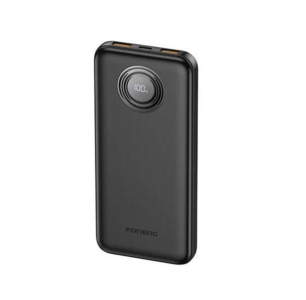 Picture of Foneng (PX101) 10000mah 22.5w with 3 outputs Power Bank - Black