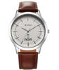 Picture of Titan 1825SL15 Karishma Quartz Analog Silver Dial Leather Strap Men's Watch