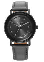 Picture of Titan 1884NL01 Workwear Analog Anthracite Dial Leather Watch for Men