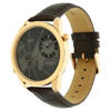 Picture of Titan 1707WL01 Globe Trotter Anthracite Dial Dual Time Leather Watch for Men