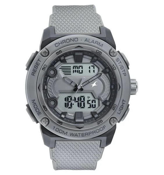 Picture of Fastrack 38065PP02 Streetwear Grey Strap Watch for Guys