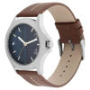Picture of Fastrack 3220SL01 Analog Blue Dial Leather Strap Watch for Guys