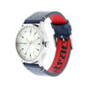 Picture of Fastrack 3236SL01 Silver Dial Blue Leather Strap Men’s Watch