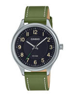 Picture of Casio Standard MTP-B160L-1B1VDF Green Leather Watch