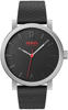 Picture of HUGO Men Quartz Ionic Plated Steel and Leather Strap Casual Watch (1530115)
