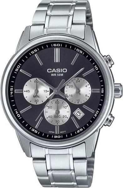 Picture of Casio Enticer Multifunction Silver Chain Watch MTP-E515D-1AVDF