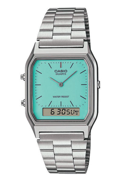 Picture of Casio AQ-230A-2A2 Retro Turquoise Analog Digital Mens Watch AQ-230