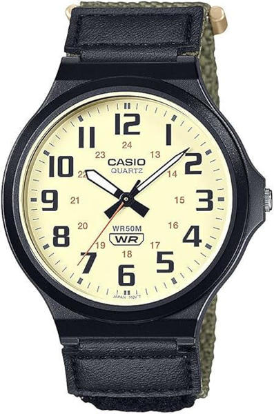 Picture of Casio MW-240B-3BV Cream Dial Cloth Band Watch
