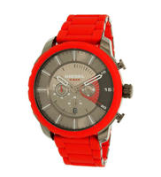 Picture of Diesel DZ4384 Stronghold Gunmetal Dial Red Plated Stainless Steel Men's Chronograph Watch