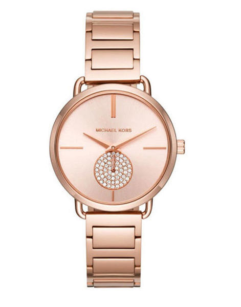 Picture of Michael Kors MK3640 Portia Rose Gold-Tone Watch For Women