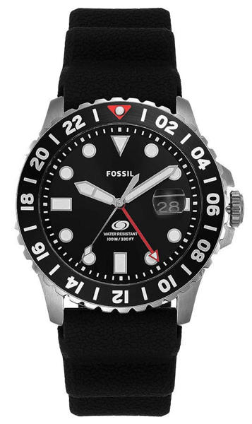 Picture of Fossil Blue GMT Silicone Men’s Watch (FS6036)