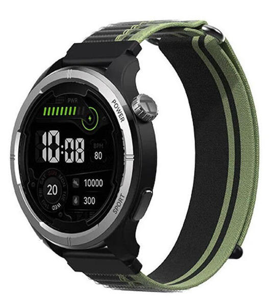 Picture of Haylou Solar Neo 1.53" Bluetooth Calling Smart Watch (Silicone+Woven) Strap