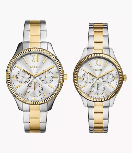 Picture of Fossil BQ2737SET RYE Multifunction His and Her Watch Gift Set
