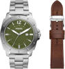 Picture of Fossil Privateer Three-Hand Date Stainless Steel Men’s Watch (BQ2795SET)