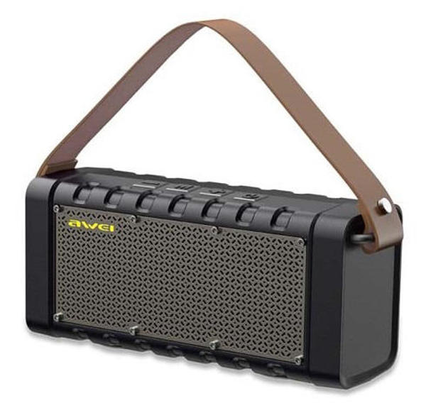Picture of Awei Y668 Outdoor Portable Bluetooth Wireless Speaker - Black