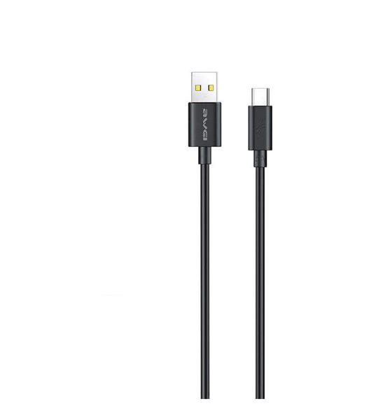Picture of Awei USB to Type-C Fast Charging Data Cable (CL-113T)-Black