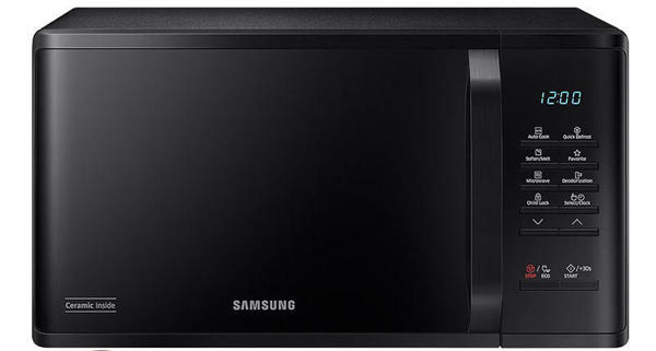 Picture of Samsung 23L Solo Microwave Oven with Ceramic Enamel Cavity (MS23K3513AK/D2))