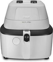 Picture of De'Longhi FH2101.W IDEALFRY Hot Air Fryer, Capacity 1 kg, Easy and Healthy Frying, Manual Control Panel, Removable Tray of 3.9 L, Practical Lid and Adjustable Timer