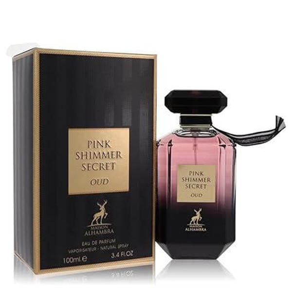 Picture of Maison Alhambra Pink Shimmer Secret Oud Eau De Parfum Spray (Unisex) 3.4 oz