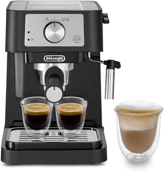 Picture of De'Longhi Stilosa EC260.BK, Traditional barista Pump Espresso Coffee Machine, 2 cups, Black