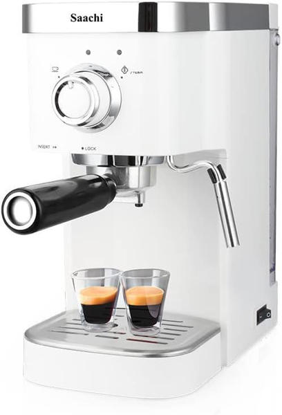 Picture of Saachi Capsule Coffee Machine NL-COF-7061-WH With 20 Bar Pressure Pump, White