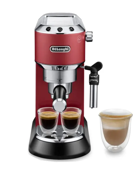 Picture of De'Longhi EC685.R Dedica Manual Espresso Coffee Maker - Red