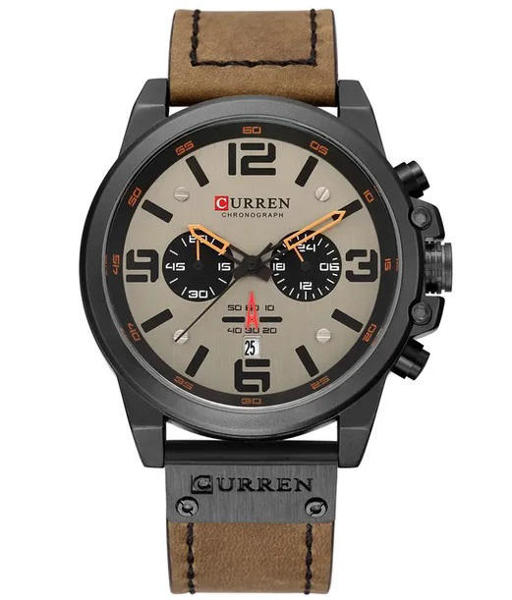 Picture of CURREN 8314 Casual Waterproof Watch - Brown