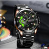 Picture of Curren 8402 Stainless Steel Chronograph Watch for Men -Black Green