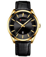 Picture of Curren 8365 Quartz Men’s Watch-Golden Black