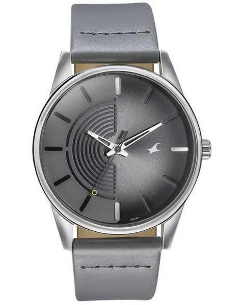 Picture of Fastrack 3305SL02 Stunners Analog Grey Dial Leather Watch for Guys