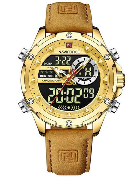 Picture of Naviforce 9208 L Quartz Men’s Watch–Golden